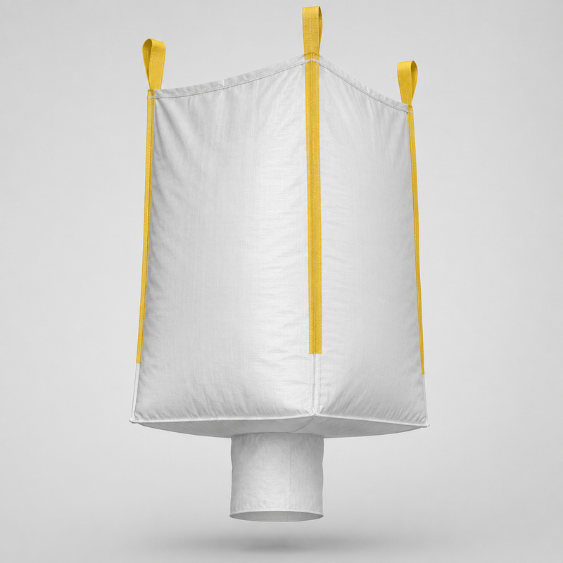 Big Bag 100 × 100 × 200 cm | 1000 oder 1250 kg, mit Auslauf