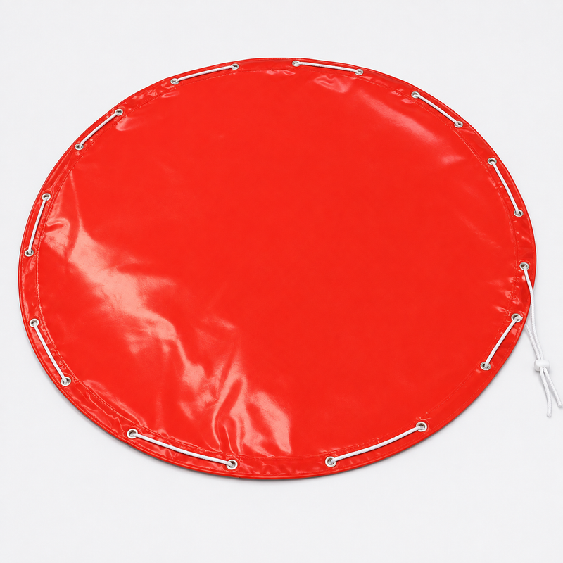 DEKON-Plane rund Ø 2,00 m | PVC 650g, mit Flechtleine