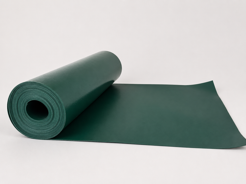 Holzabdeckplane 1,50 m mit Schnittkante | PVC 600g, Grün