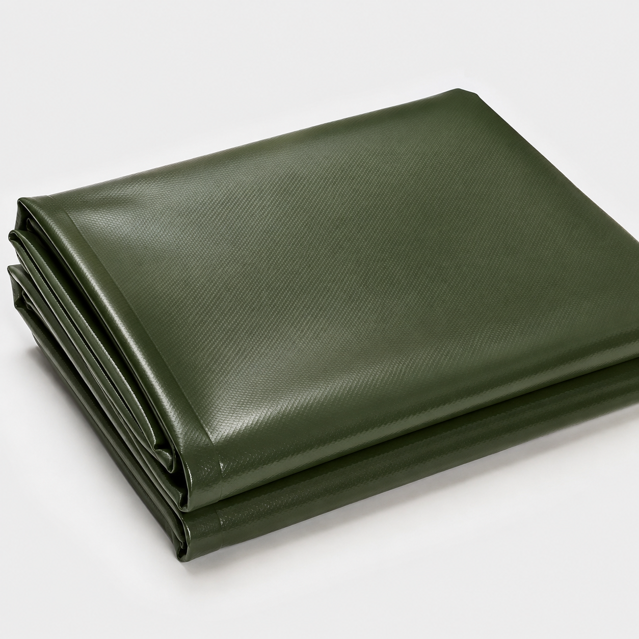 Militärplane gesäumt nach Maß | PVC 600g, Broncegrün