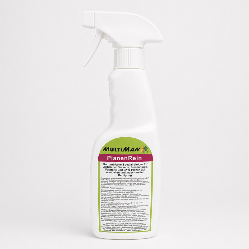 PVC-Reiniger MULTIMAN 500 ml | für Plane, Markise, Persenning