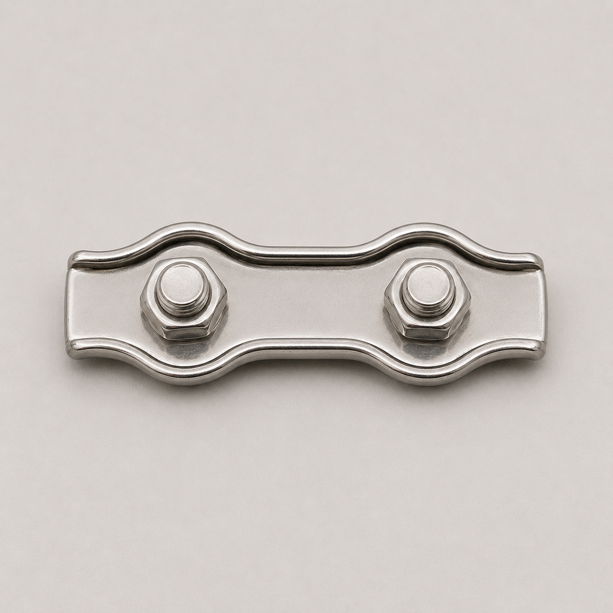 Seilklemme Edelstahl | für 8 mm Expanderseil : 6 mm Drahtseil-offen