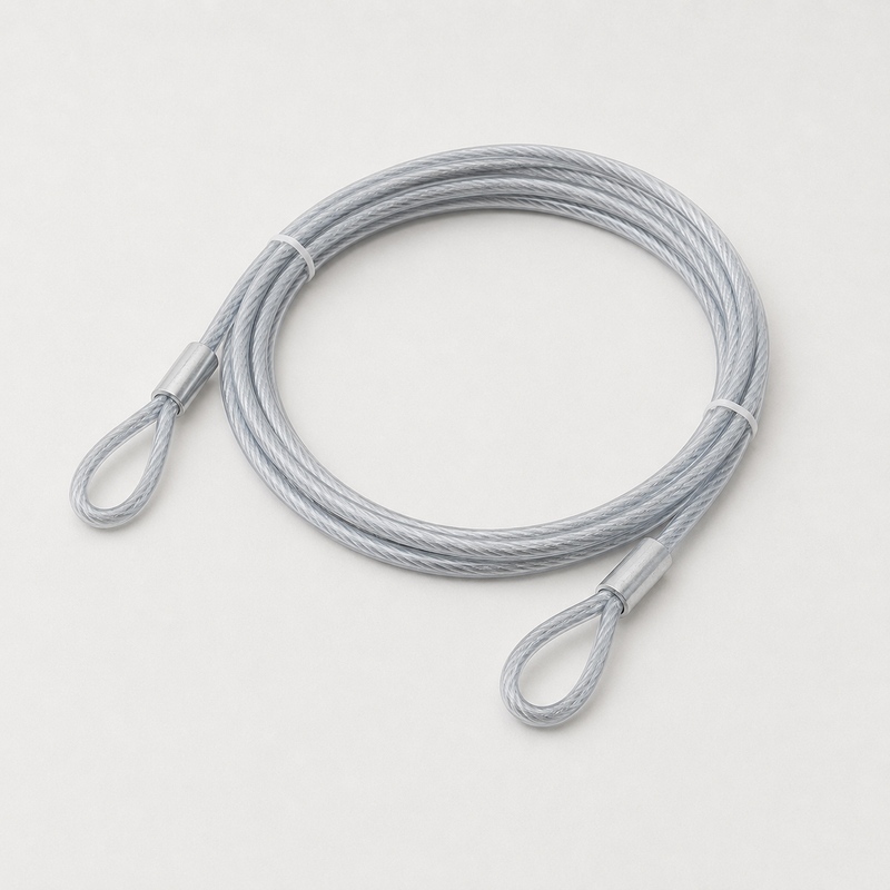 Produktbild Stahlseil PVC-ummantelt mit Schlaufen