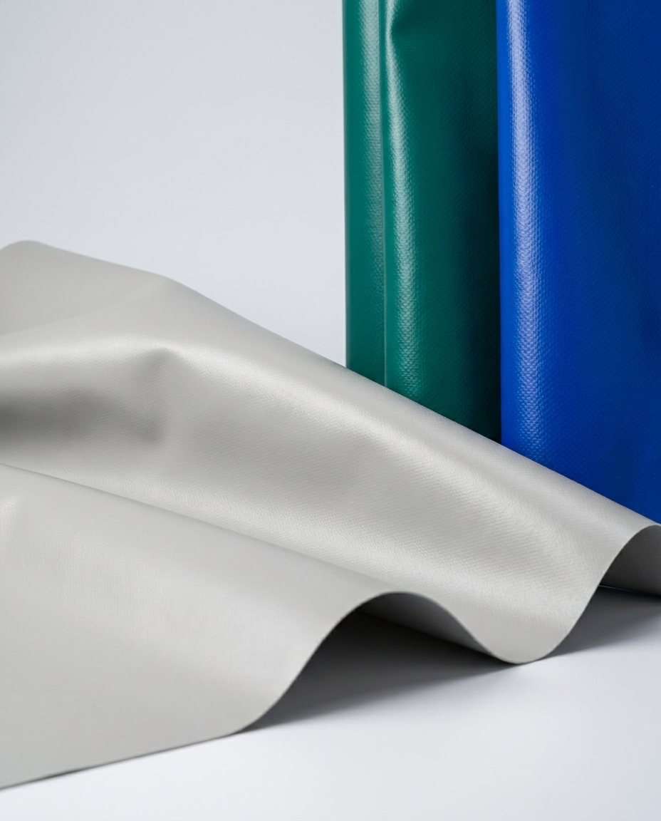 Wasserdichte Bodenplane nach Maß | PVC 600g-materialmuster und farben