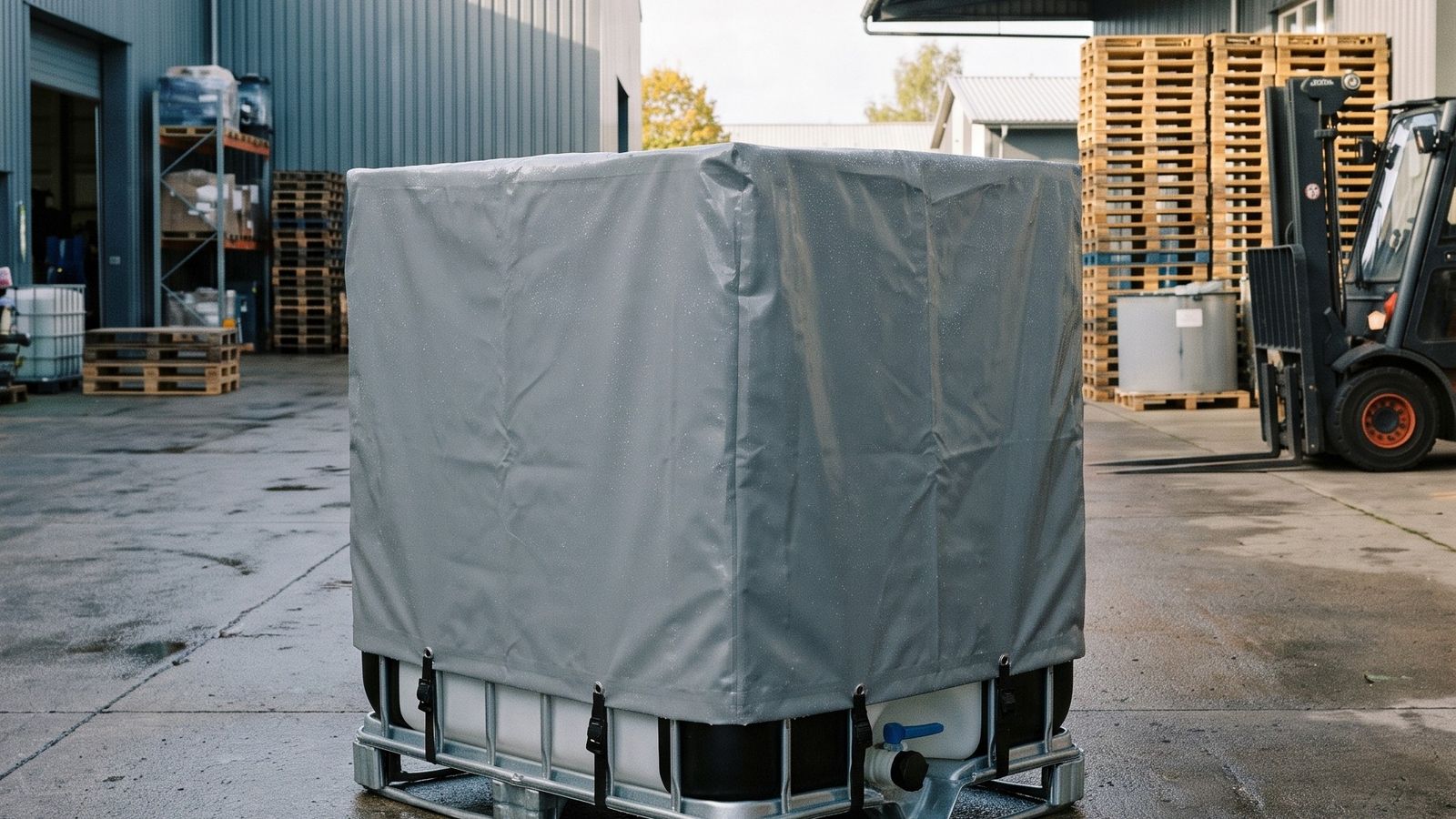 Abdeckplane für IBC Gitterbox: So schützen Sie Ihren Container